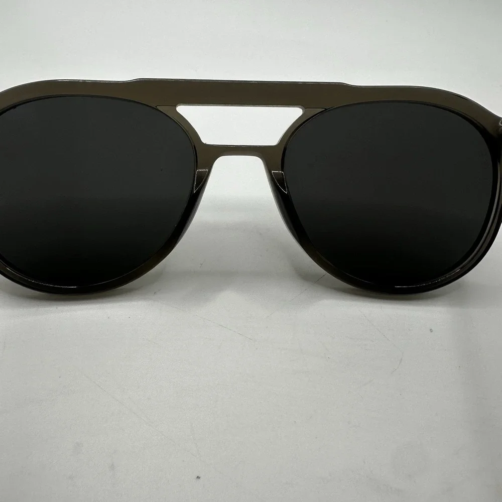 L.G.R Pilot 53-20 Gray Acetate Handmade Designer Italy Men's Designer Sunglasses